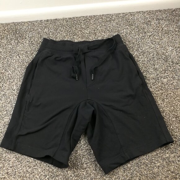 Lululemon Shorts Anti Gravity Black 10" Luon Yoga Mens Small - Picture 1 of 7